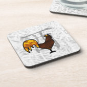 Jaar van het rooster bier onderzetter (Linkerzijde)