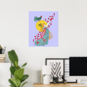 Jaar van het rooster poster (Thuiskantoor)