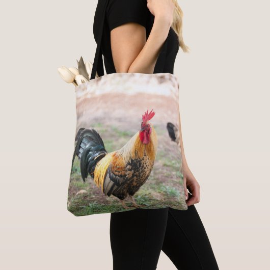 Jaar van het Rooster-Tas Tote Bag (Dichtbij)