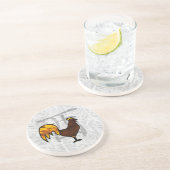 Jaar van het rooster zandsteen onderzetter (Zijkant)