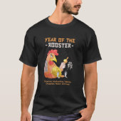 Jaar van het Roster Chinese dierentuin T-shirt (Voorkant)