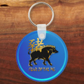 Jaar van het Sleutelhanger van het symbool van het (Voorkant)