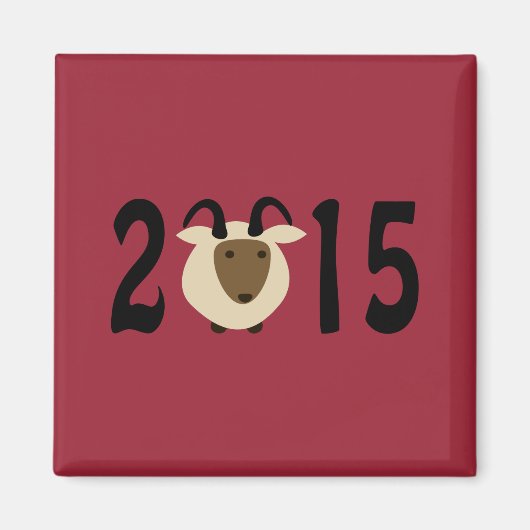 Jaar van het stuwmeer 2015 magneet (Voorkant)
