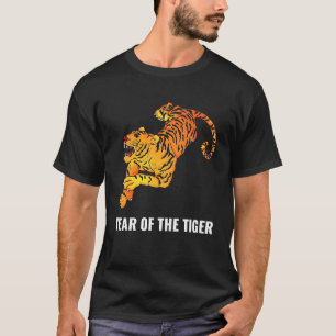 Jaar van het Tiger Chinese Zodiac-teken T-shirt