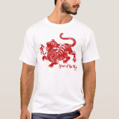 Jaar van het Tiger T-Shirt (Voorkant)