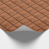 Jaar van het tijger-Chinese symbool Cadeaupapier (Hoek)