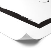 Jaar van het Varkensschap 2019 - Nieuw jaar zwart- Poster (Hoek)