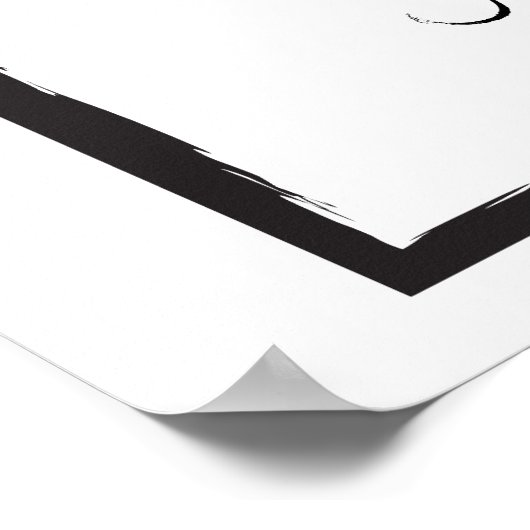 Jaar van het Varkensschap 2019 - Nieuw jaar zwart- Poster (Hoek)