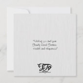 Jaar van het Varkensschap 2019 - Vietnamees nieuwj Feestdagenkaart (Achterkant)