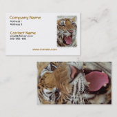 Jaar van het Visitekaartje Tiger (Voorkant / Achterkant)