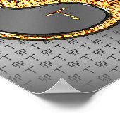 Jaar van het Vuurkonijn Poster (Hoek)