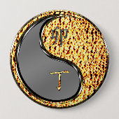 Jaar van het Vuurkonijn Ronde Button 4,0 Cm (Voorkant)