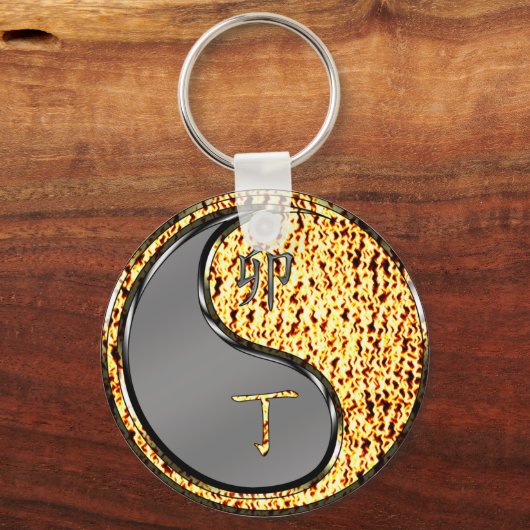 Jaar van het Vuurkonijn Sleutelhanger (Achterkant)