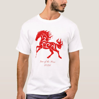 Jaar van het Vuurpaard 2026 T-shirt