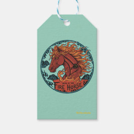 Jaar van het Vuurpaard Cadeaulabel