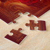 Jaar van het Vuurpaard Legpuzzel (Zijkant)