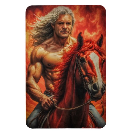 Jaar van het Vuurpaard: Omarm de Reis! Magneet (Verticaal)