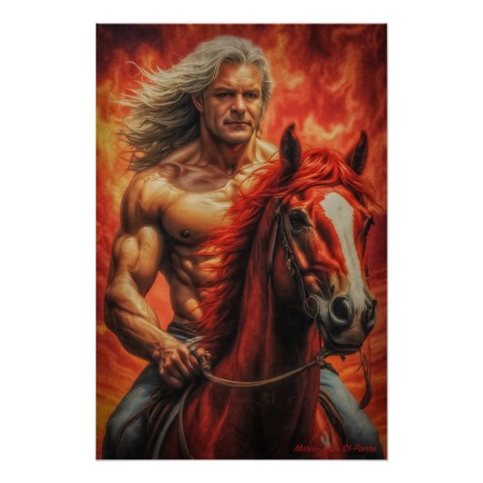 Jaar van het Vuurpaard: Omarm de Reis! Perfect Poster (Voorkant)