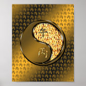 Jaar van het Vuurpaard Poster (Voorkant)