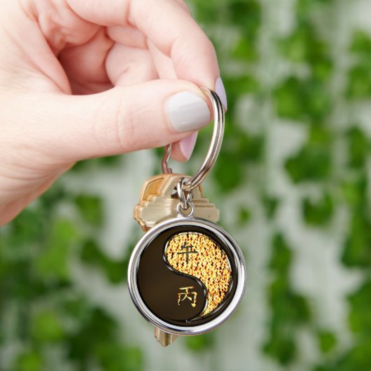 Jaar van het Vuurpaard Sleutelhanger (Hand)