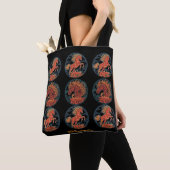 Jaar van het Vuurpaard Totetas Tote Bag (Dichtbij)