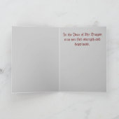 Jaar van het Wenskaart van de Draak Feestdagen Kaart (Binnen)