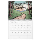 Jaar van positiviteit 2025 Motivatie Kalender (Feb 2027)
