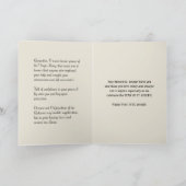 Jaar van Sint-Jozef Feestdag Katholiek Gebed Kaart (Binnen)