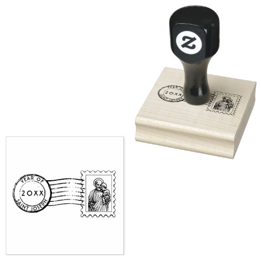 JAAR VAN ST. JOSEPH ANNULERING PORTO KATHOLIEK RUBBERSTEMPEL (Gestempeld)