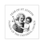 JAAR VAN ST. JOSEPH KIND JEZUS RELIGIEUS RUBBERSTEMPEL (Afrduk)
