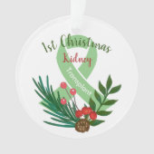 Jaar van transplantatie Kerst  Ornament (voorkant)