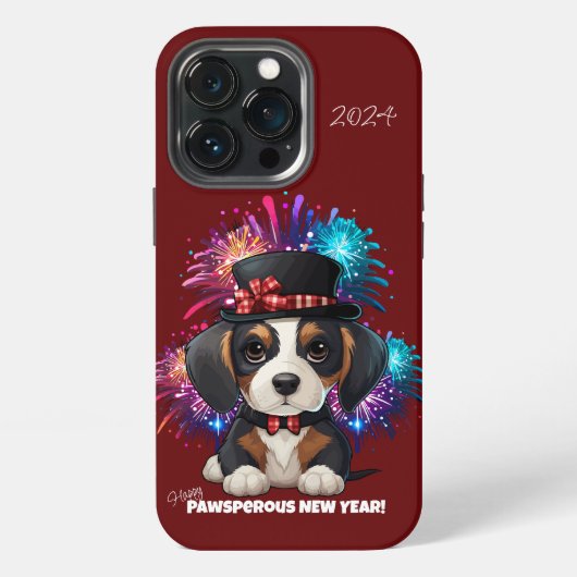 Jaar van Woofs! iPhone Hoesje (Achterkant)