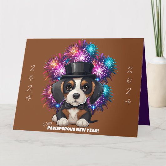 Jaar van Woofs! Kaart (Voorkant)