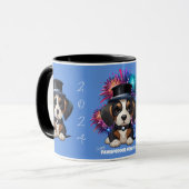 Jaar van Woofs! Mok (Voorkant links)