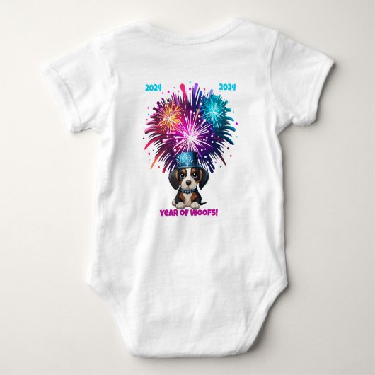 Jaar van Woofs! Romper (Achterkant)