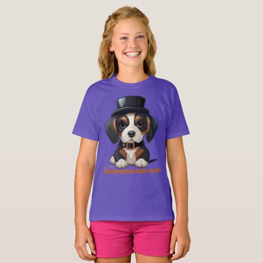 Jaar van Woofs! T-shirt (Voorkant volledig)