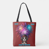 Jaar van Woofs! Tote Bag (Achterkant)