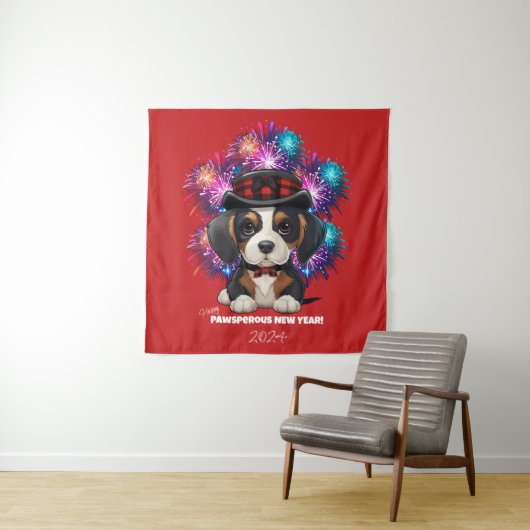 Jaar van Woofs! Wandkleed (In situ)