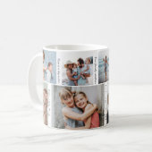 Jaar vol herinneringen Foto Collage & Highlight Koffiemok (Voorkant links)