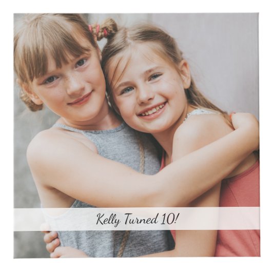 Jaar vol herinneringen Foto Collage & Highlight Kubus (Voorkant)