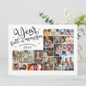 Jaar vol herinneringen foto collage jaaroverzicht (Staand voorkant)