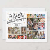 Jaar vol herinneringen foto collage jaaroverzicht (Voorkant)