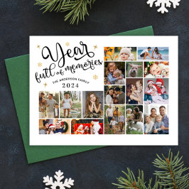 Jaar vol herinneringen foto collage jaaroverzicht
