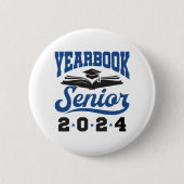Jaarboek Senior 2024 Ronde Button 5,7 Cm (Voorkant)