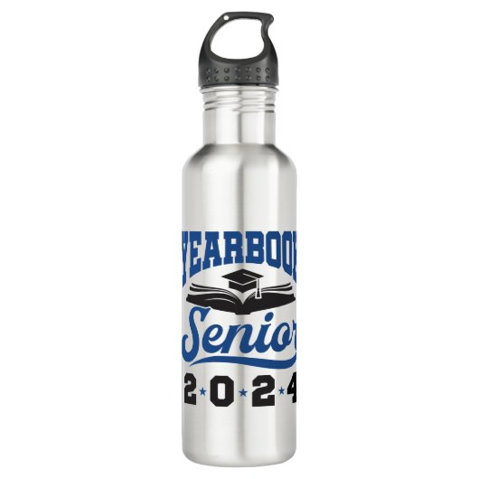 Jaarboek Senior 2024 Waterfles (Voorkant)