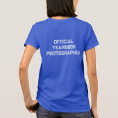 jaarboekfotograaf t-shirt (Achterkant)
