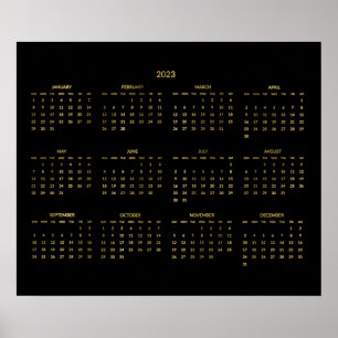 Jaarkalender 2023 Nepgoud en Zwarte Poster