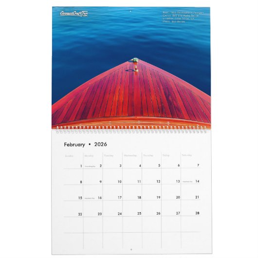 Jaarkalender 2024 CorrectCraftFan.com Kalender (Feb 2026)