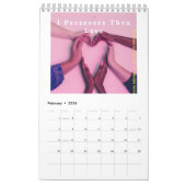 Jaarkalender 2025 met positieve affirmaties kalender (Feb 2026)