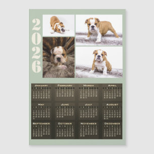 Jaarkalender 2026 Hondenhuisdier 4 Foto Collage Ma